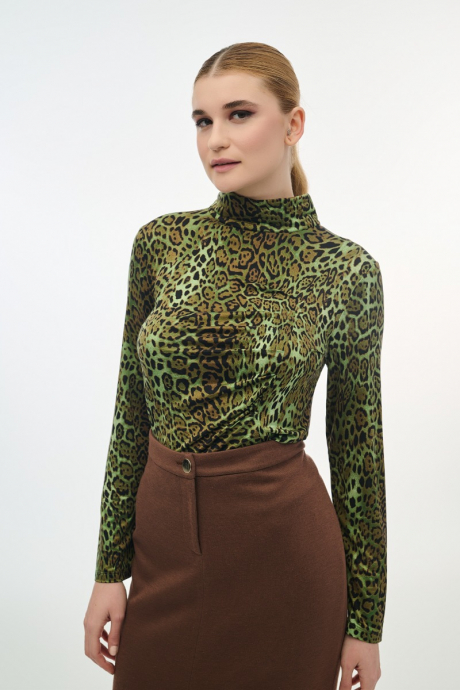 Μπλούζα ελαστική animal print 