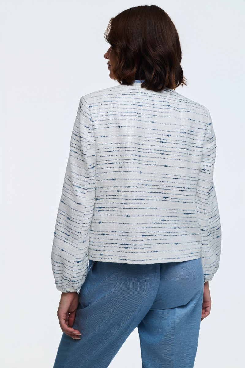 Σακάκι με denim λεπτομέρειες 