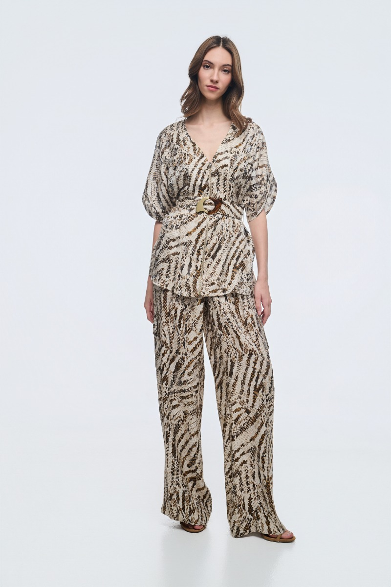 Παντελόνα animal print 
